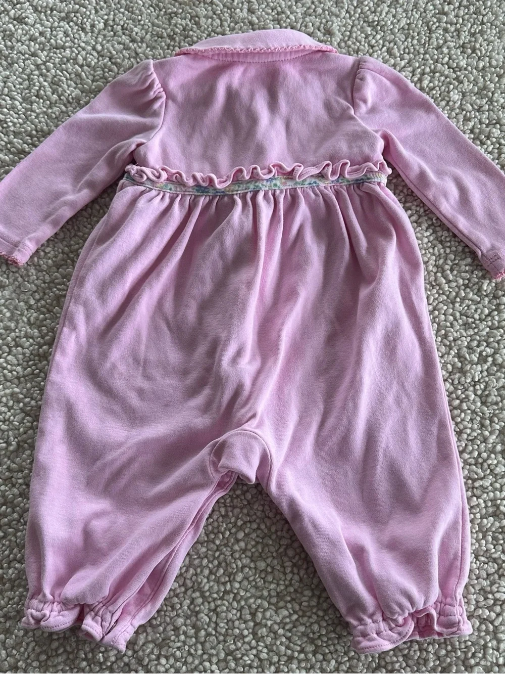 Ralph Lauren Bubble Romper Ruffles Pink Size 6 months